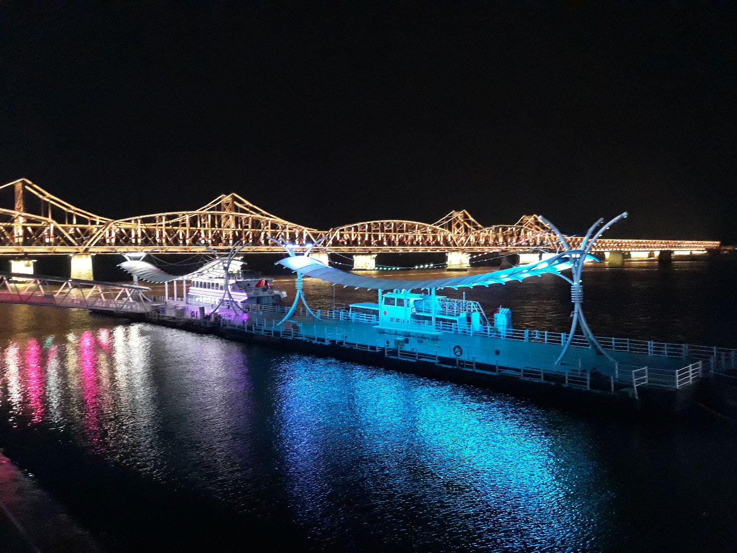 Sino-korean friendship bridge, Dandong, China